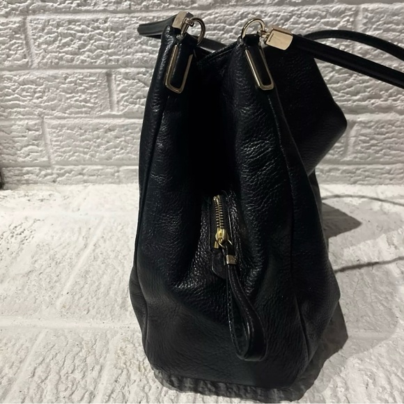 Coach Madison Phoebe Plum Pebbled Leather Triple Compartment Shoulder Bag 26224 - Picture 10 of 11